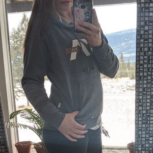 RVCA Vintage Blue Wash Hoodie (S)